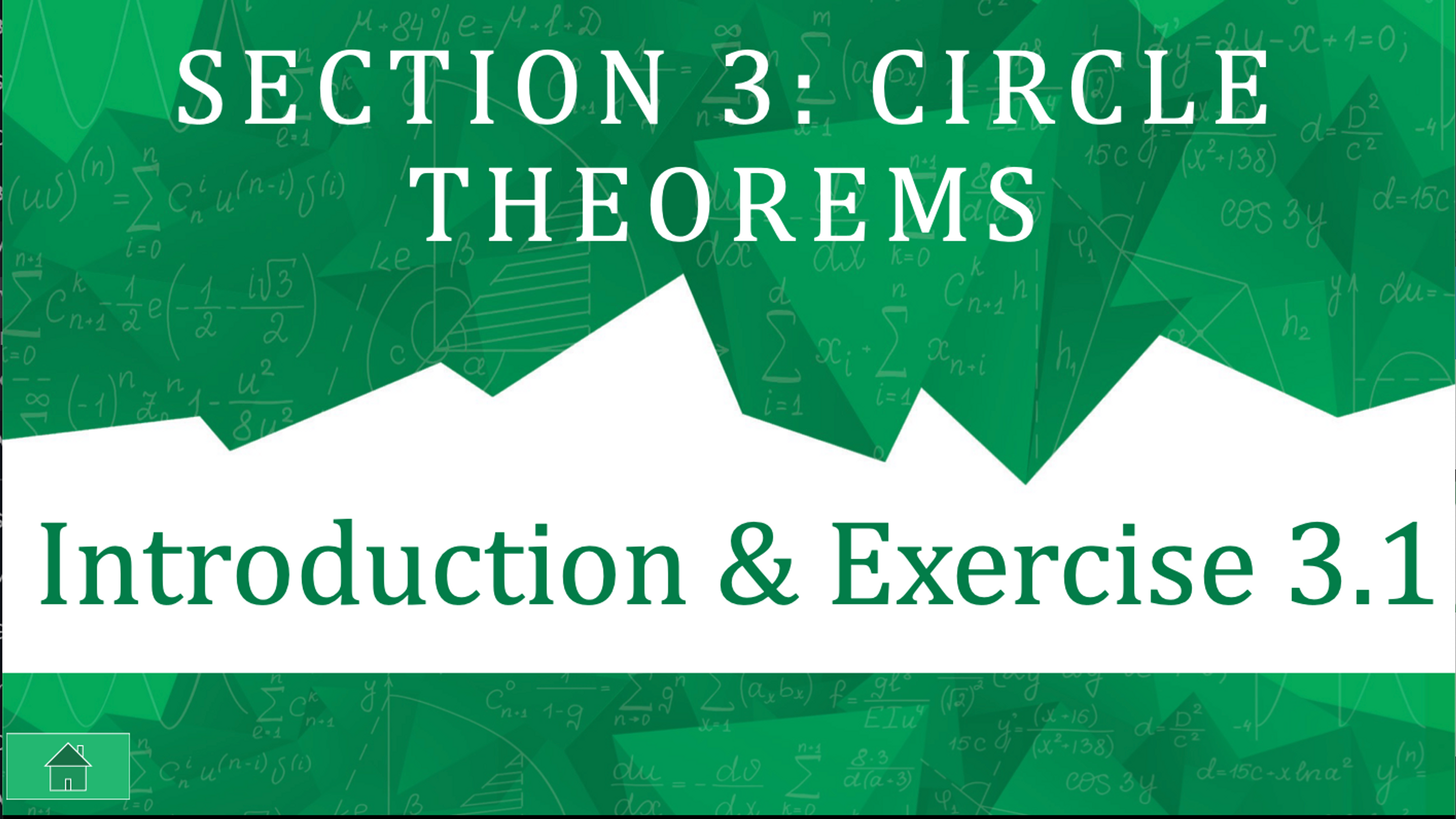 Section 3 Intro and Ex. 3.1